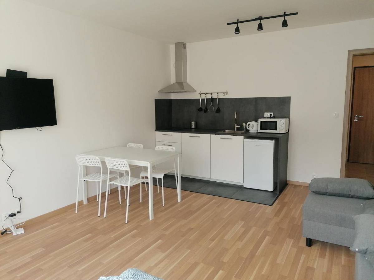 Brand New Studio Apartment #51 With Free Secure Parking In The Center Prag Dış mekan fotoğraf